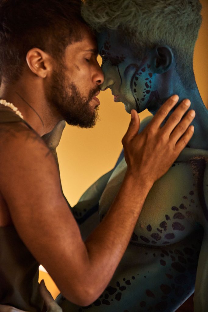 gay erotic cinema scene between two men in a private setting