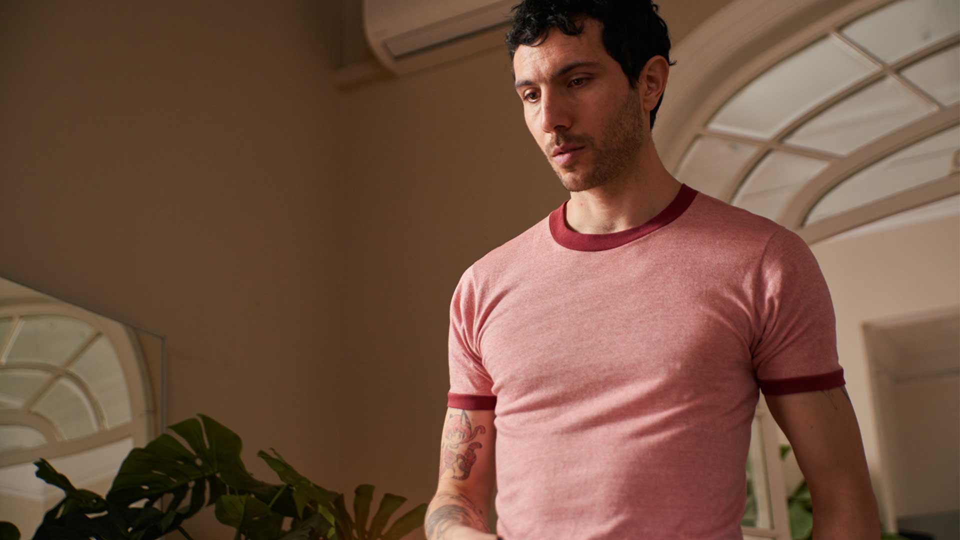 keepcomingback_noelalejandro_anhedonia_hero one gay men with red t-shert